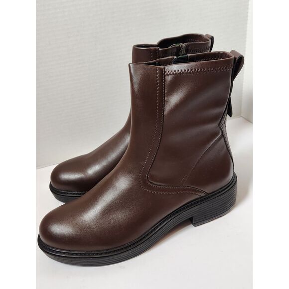 Franco Sarto L-Karbon Zip-Up Boots – Women’s Size 11 EU 41 Brown - Picture 10 of 11